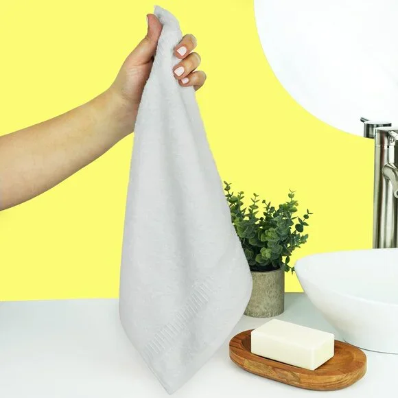 Hotel & Spa Quality, Highly Absorbent 100% Cotton Turkish Washcloths 2 X 6 Rando - Picture 2 of 6